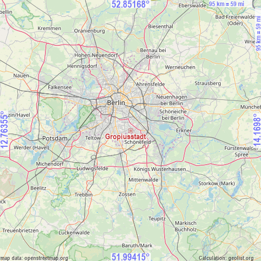 Gropiusstadt on map