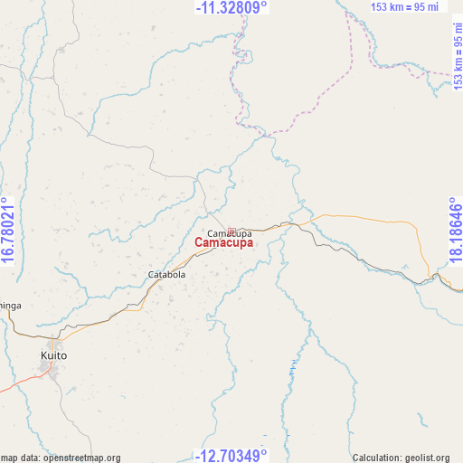 Camacupa on map
