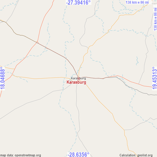 Karasburg on map