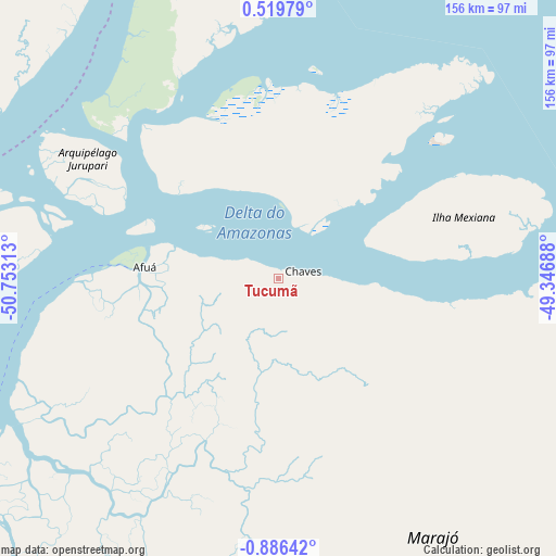 Tucumã on map
