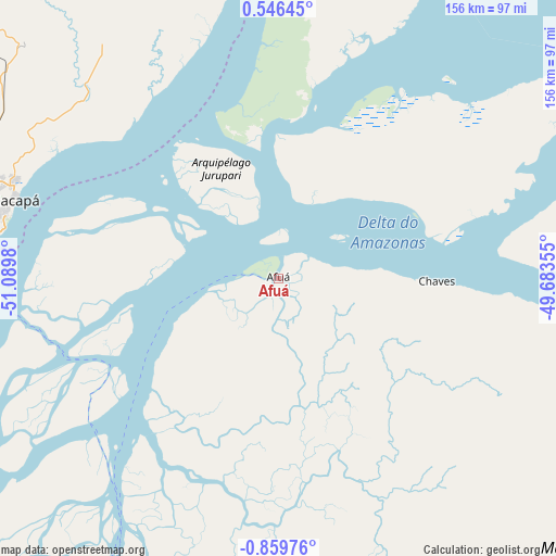 Afuá on map