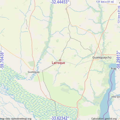 Larroque on map