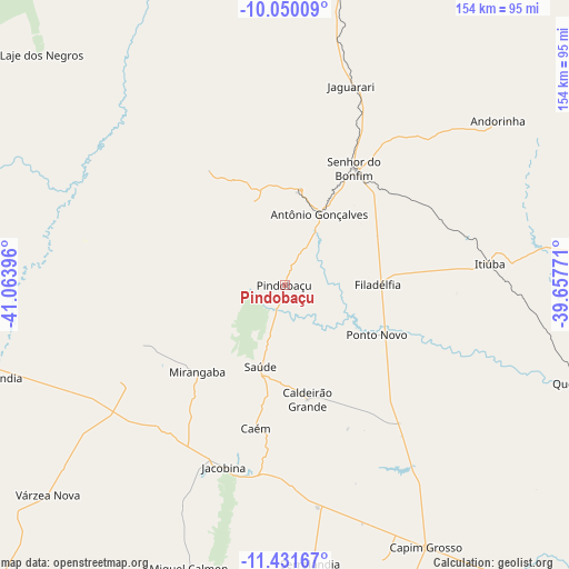 Pindobaçu on map