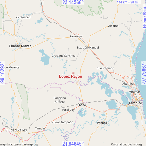 López Rayón on map