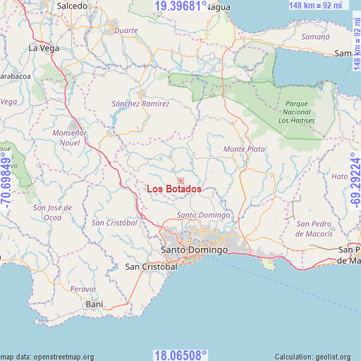 Los Botados on map