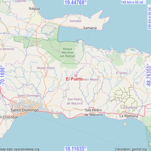 El Puerto on map
