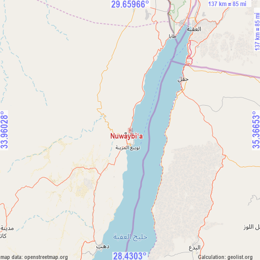 Nuwaybi‘a on map