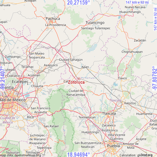 Zotoluca on map