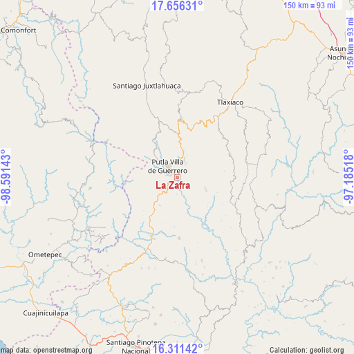La Zafra on map