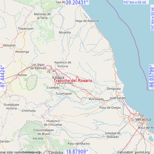 Trapiche del Rosario on map