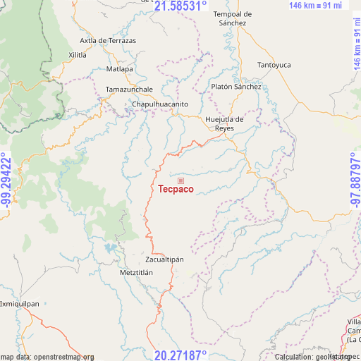 Tecpaco on map