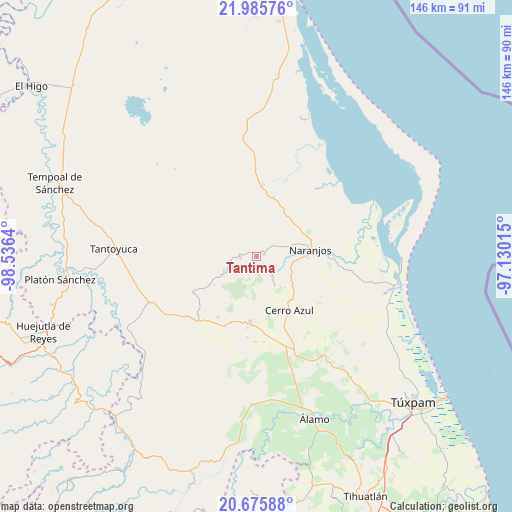 Tantima on map