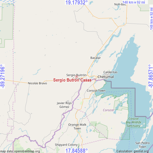 Sergio Butrón Casas on map