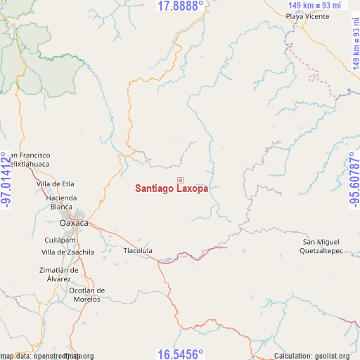Santiago Laxopa on map