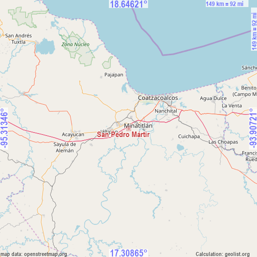 San Pedro Mártir on map