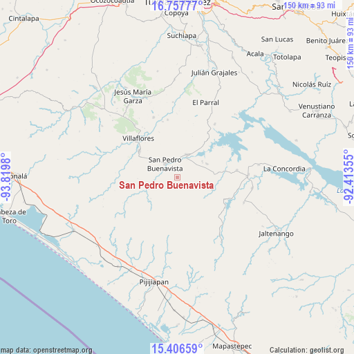 San Pedro Buenavista on map