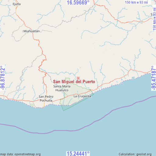 San Miguel del Puerto on map