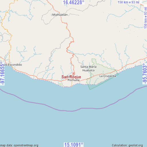San Roque on map