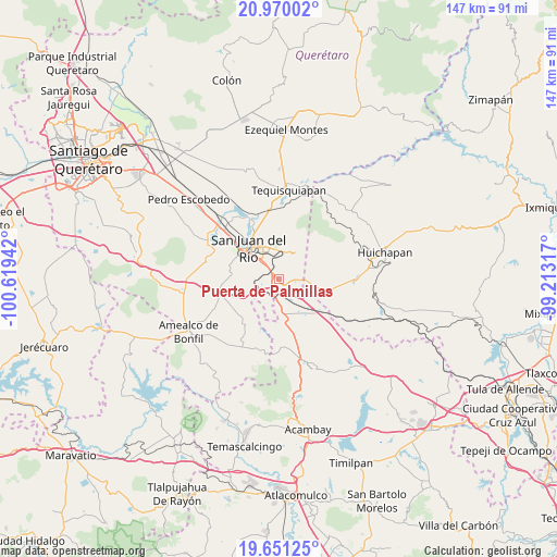 Puerta de Palmillas on map