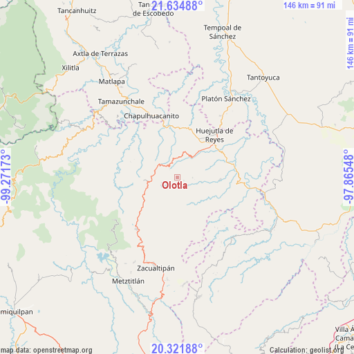 Olotla on map