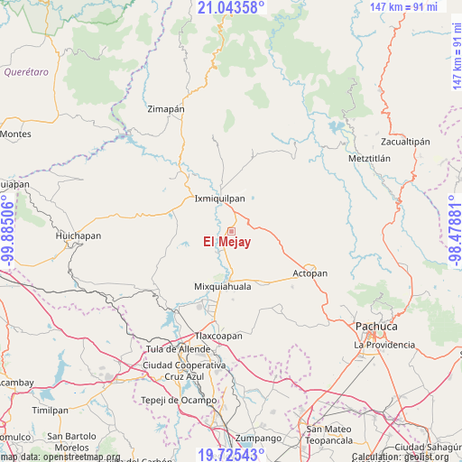 El Mejay on map