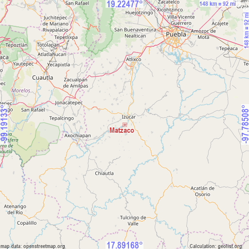 Matzaco on map