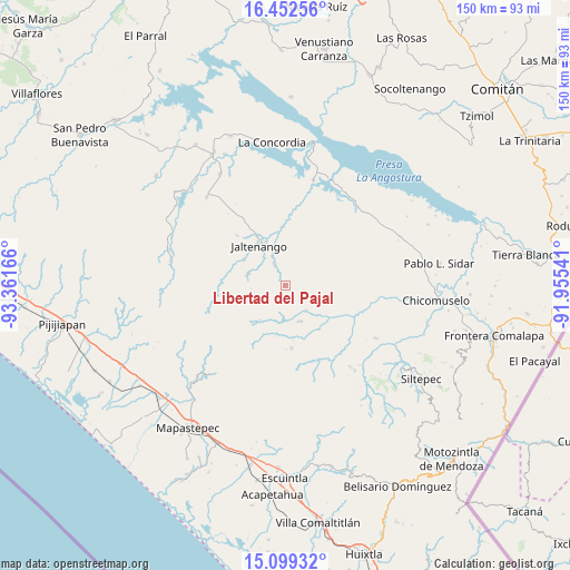 Libertad del Pajal on map