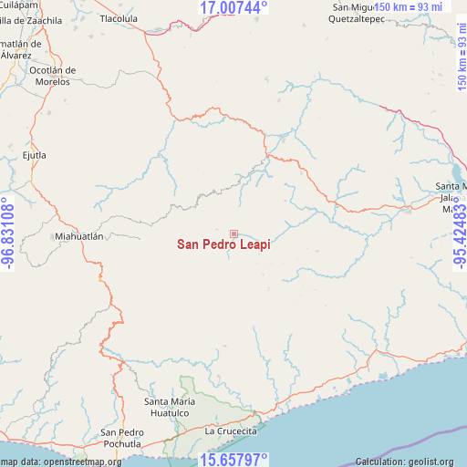 San Pedro Leapi on map