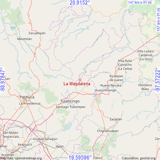 La Magdalena on map