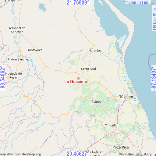 La Guásima on map
