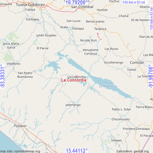 La Concordia on map
