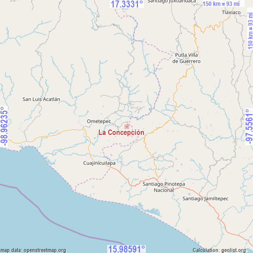 La Concepción on map