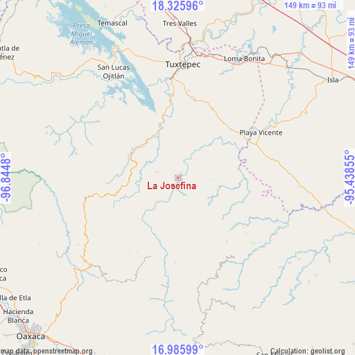 La Josefina on map