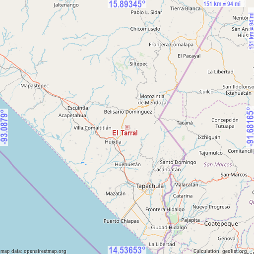 El Tarral on map
