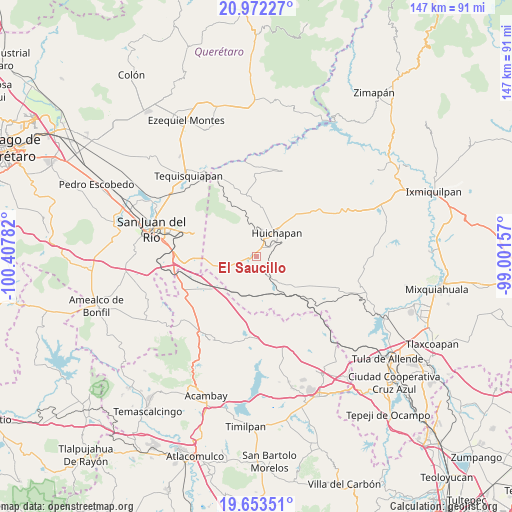 El Saucillo on map