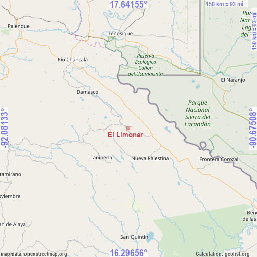 El Limonar on map