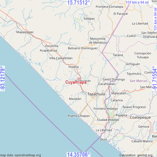 Cuyamiapa on map