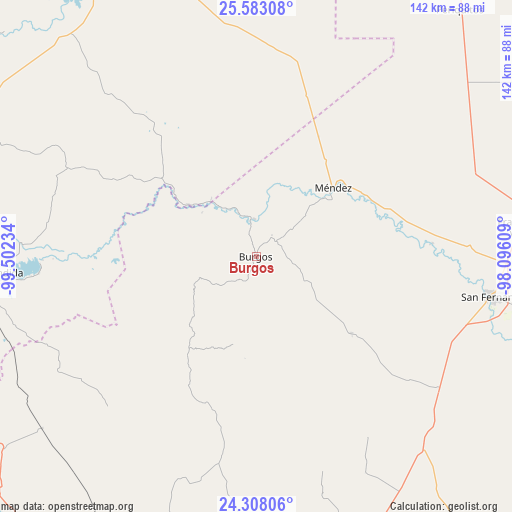 Burgos on map