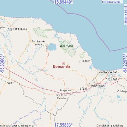 Buenavista on map