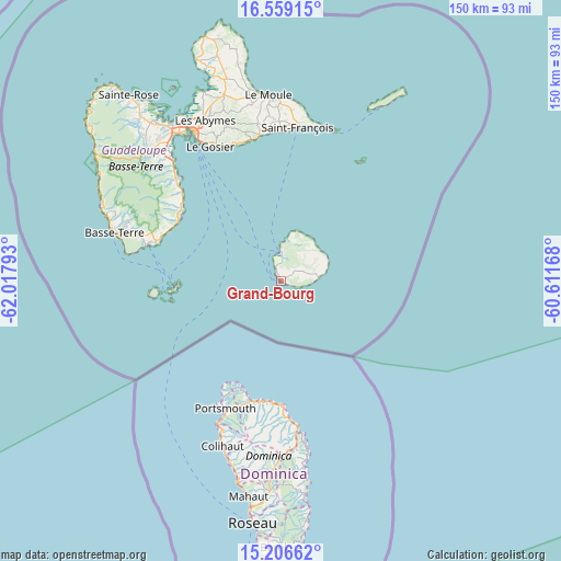 Grand-Bourg on map