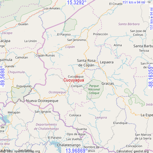Cucuyagua on map
