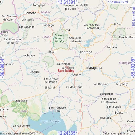 San Isidro on map