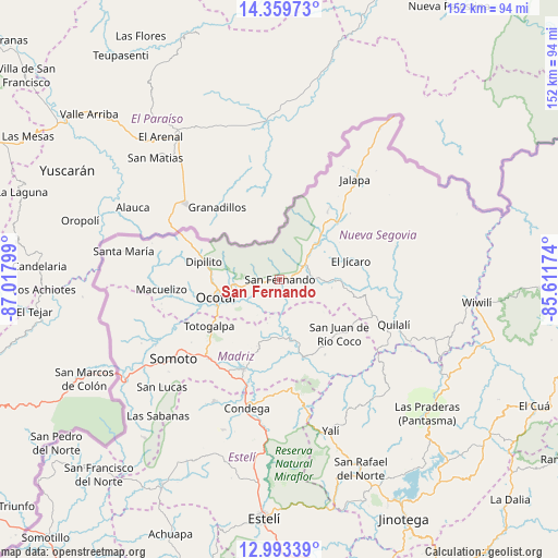San Fernando on map