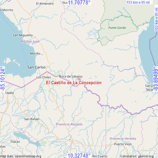 El Castillo de La Concepción on map