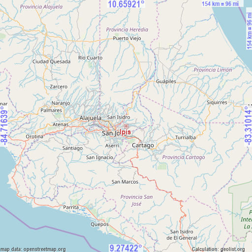 Ipís on map