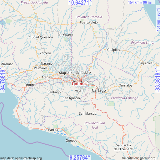 Colima on map