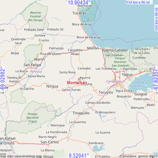 Montalbán on map