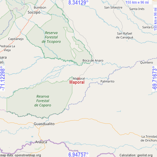 Maporal on map