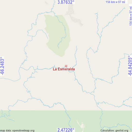La Esmeralda on map