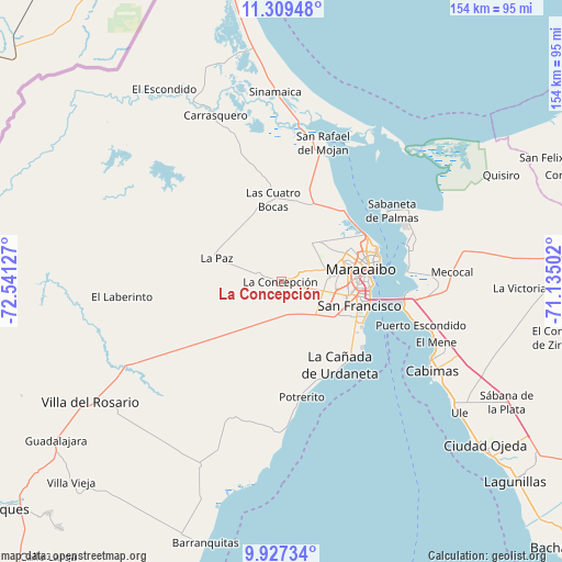 La Concepción on map